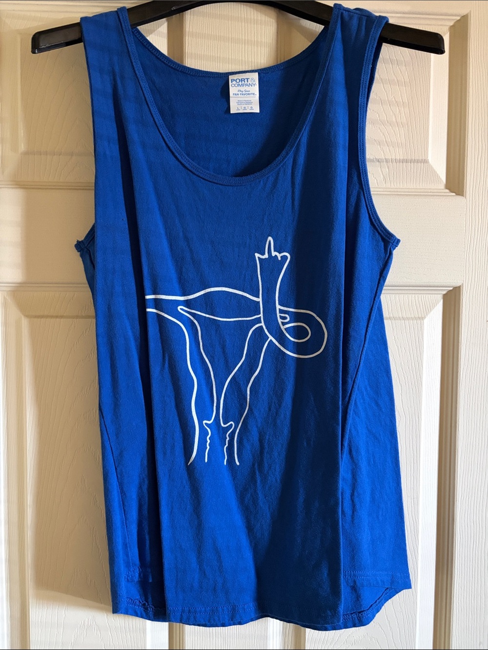 Port & Company Royal Blue Graphic Tank Top